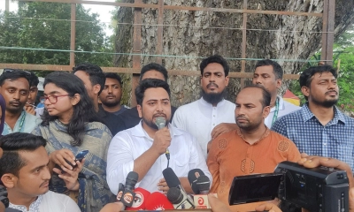 ভয়ের সংস্কৃতি আর গড়ে উঠতে দেবো না: নাহিদ ইসলাম