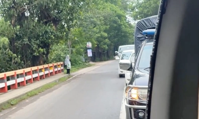 কড়া নিরাপত্তায় ঢাকার পথে এনসিপির গাড়িবহর