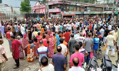 জামালপুরে সনাতনী শিক্ষার্থীদের বিক্ষোভ
