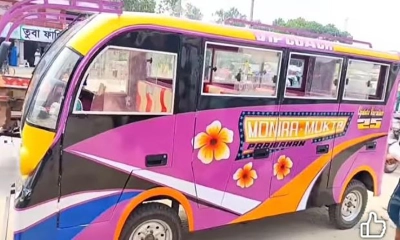 তেল ছাড়াই চলছে মিনিবাস, যাত্রীসেবায় নতুন দিগন্ত