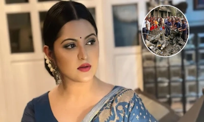পোড়া শরীরের ছবি দেখে হাসপাতালে ভর্তি পরীমণি