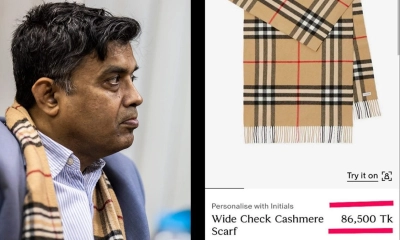 আলোচনায় প্রেস সচিবের মাফলার!