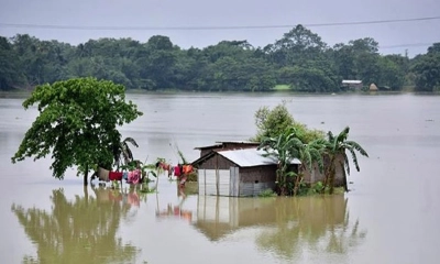 সিলেটের চার জেলায় বন্যার ঝুঁকি, উত্তরে বাড়ছে ভারতের পানি
