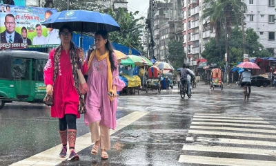 দিনভর বৃষ্টি, মিরপুরে নেই জলাবদ্ধতা
