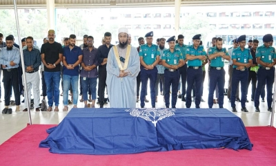 রাজারবাগে এসআই মনছুর আলীর জানাজা অনুষ্ঠিত