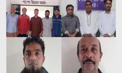রাজবাড়ীতে আ.লীগের ১০ নেতাকর্মী গ্রেপ্তার