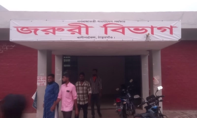 রাণীশংকৈলে সড়ক দুর্ঘটনায় ভ্যানচালকের মৃত্যু