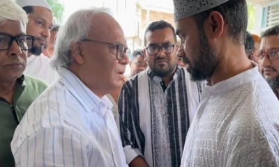 মাইলস্টোন ট্রাজেডি: নিহত ভাই-বোনের পরিবারের পাশে রিজভী