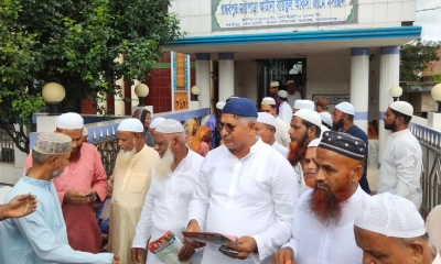 রূপগঞ্জে যুবদলের লিফলেট বিতরণ
