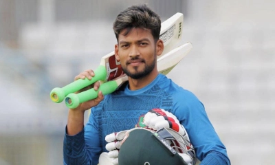 নাজমুল হোসেন শান্ত। ছবি- সংগৃহীত