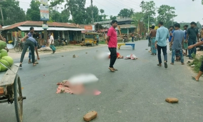 সাতক্ষীরায় বাসচাপায় মা-ছেলে নিহত