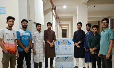 ঢাবিতে শিবিরের উদ্যোগে ঠান্ডা পানির মেশিন স্থাপন 