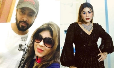 শাকিব খানের সঙ্গে অভিনেত্রী মিষ্টি জান্নাতের একটি নতুন ছবি। ছবি- সংগৃহীত