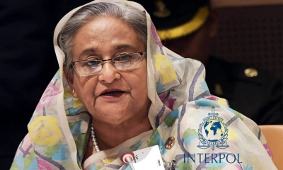 শেখ হাসিনাকে ফেরাতে ইন্টারপোলে আবেদন