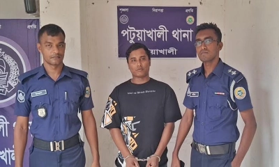 পটুয়াখালী জেলা ছাত্রলীগ নেতা সিফাত গ্রেপ্তার
