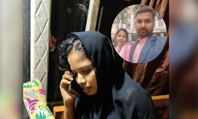 বিয়ের দাবিতে প্রেমিকের বাড়িতে প্রেমিকার অনশন