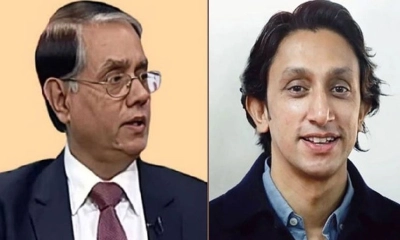 শেখ রেহানার স্বামী ও ছেলে। ছবি- সংগৃহীত