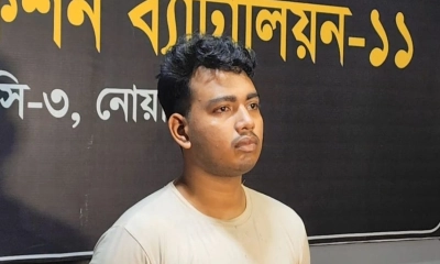 গ্রেপ্তার শুভজিৎ মণ্ডল। ছবি- রূপালী বাংলাদেশ