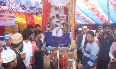 ঘোড়ার গাড়ীতে রাজকীয় বিদায় মাদ্রাসা সুপারের