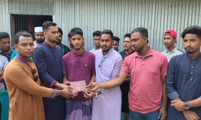 তারেক রহমানের ঈদ উপহার পেল দৃষ্টিশক্তি হারানো আমজাদ