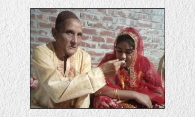 ৬৬ বছরের বৃদ্ধকে বিয়ে করলেন তরুণী