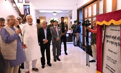 কালুরঘাট সেতুর ভিত্তিপ্রস্তর স্থাপন প্রধান উপদেষ্টার