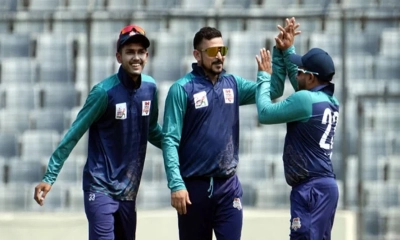 নাসিরের প্রত্যাবর্তনের দিনে রূপগঞ্জ টাইগার্সের সহজ জয়