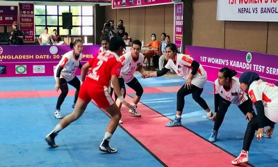 শ্রাবনী-বৃষ্টিদের লড়াইয়েও কাবু করা গেল না নেপালকে