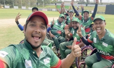 হুইলচেয়ার ক্রিকেটের বিশ্বকাপে খেলবে বাংলাদেশ