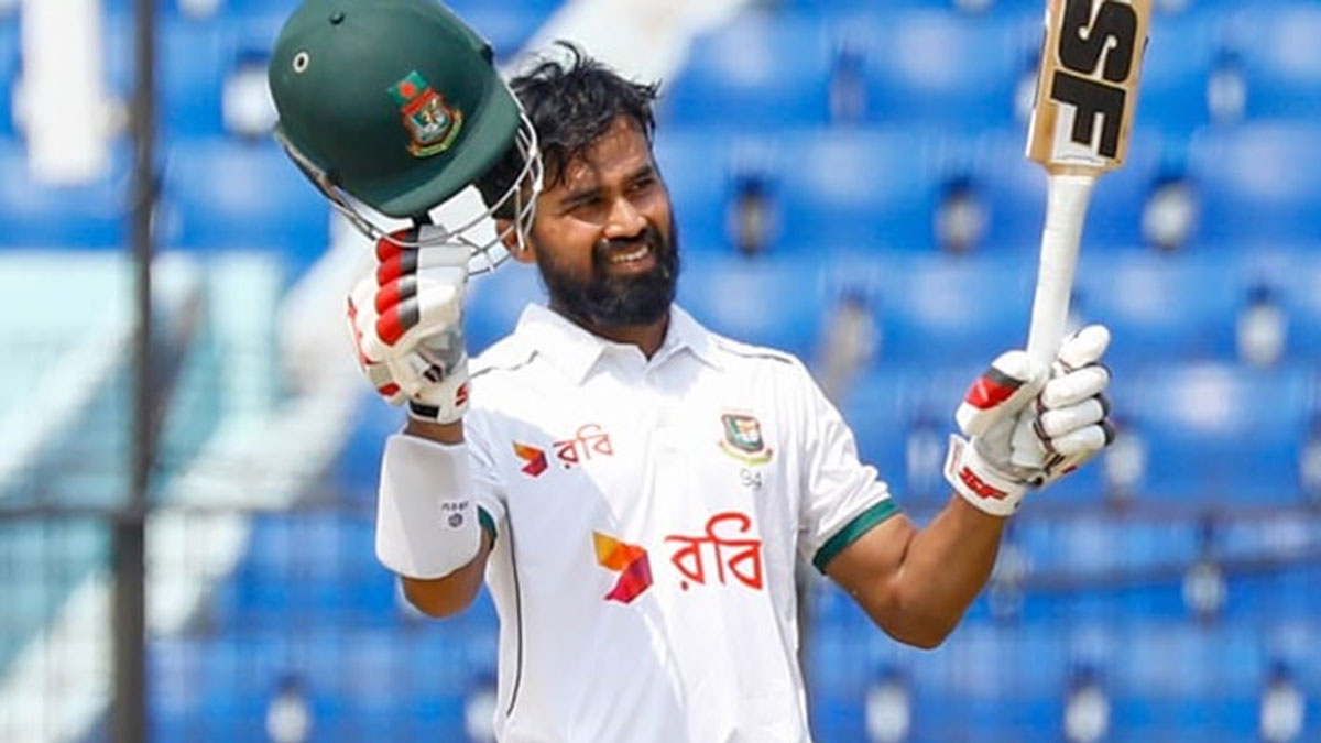 সাদমানের ‘আক্ষেপ গোছানো’ সেঞ্চুরিতে লিডে বাংলাদেশ