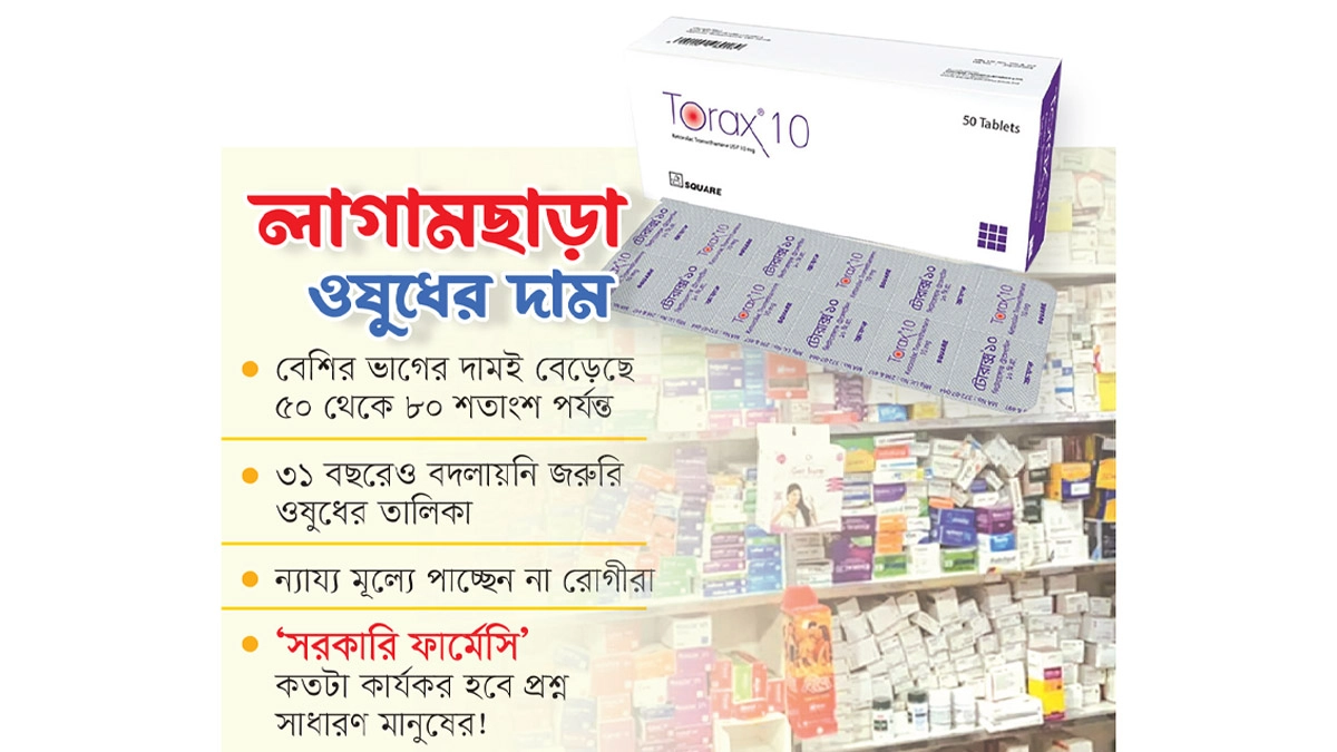জরুরি পণ্যে কাটছাঁট করে চিকিৎসা