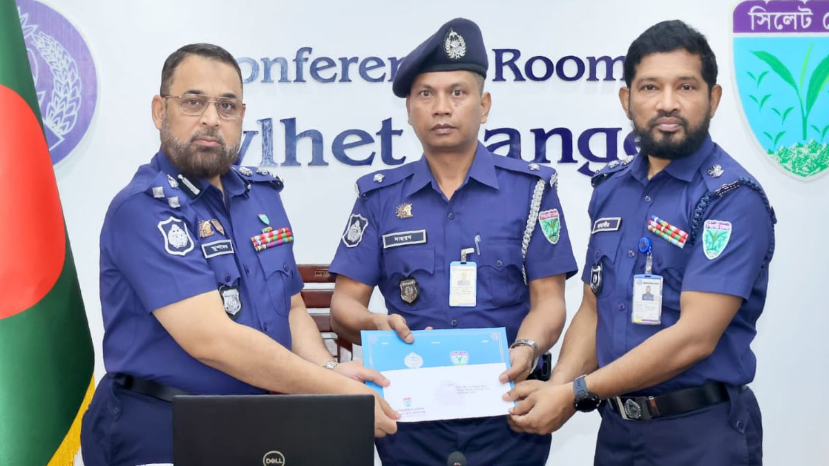 সিলেট রেঞ্জের শ্রেষ্ঠ এসপি জাহাঙ্গীর, ওসি মাহবুবুর