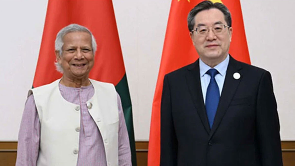 প্রধান উপদেষ্টার সঙ্গে চীনের নির্বাহী উপ-প্রধানমন্ত্রীর সাক্ষাৎ