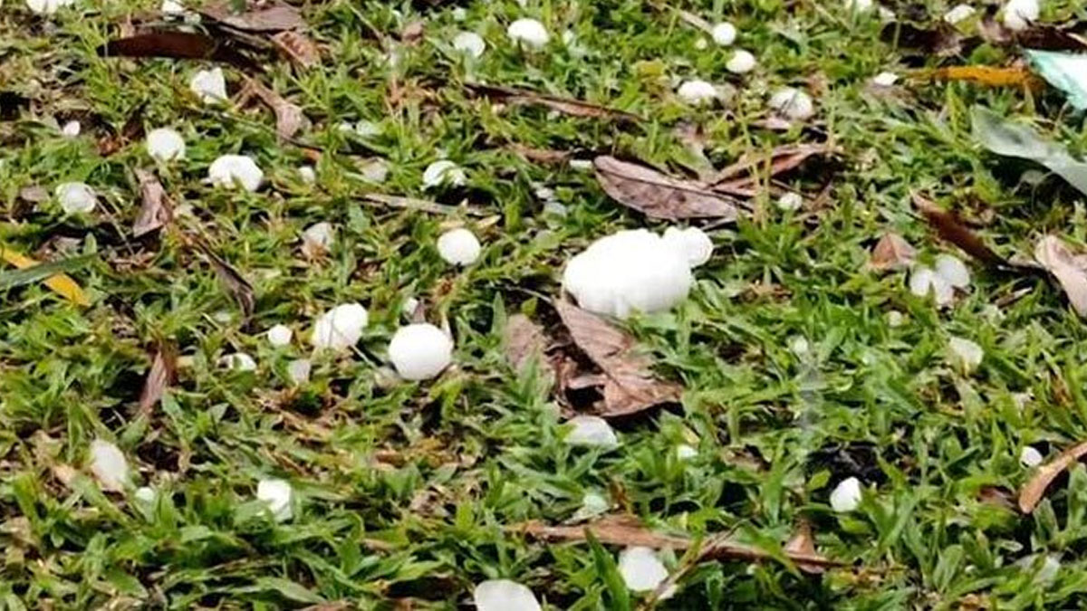 পাবনায় হঠাৎ শিলাবৃষ্টি