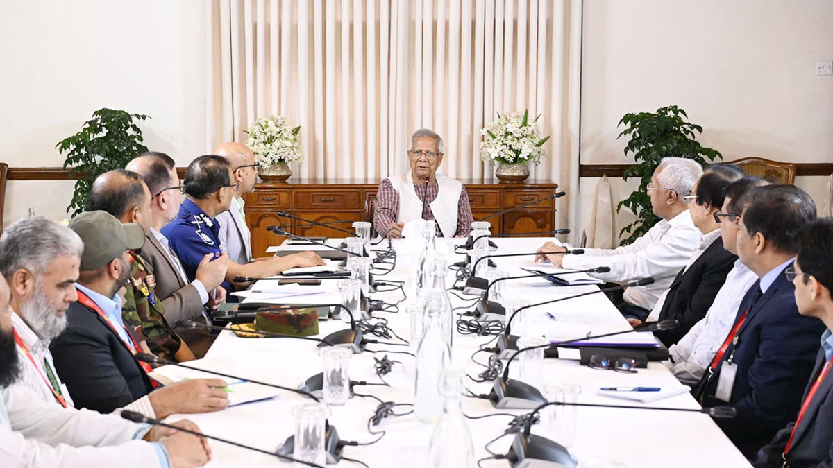 রাষ্ট্রীয় অতিথি ভবন যমুনায় এই কার্যক্রমের পাইলট প্রকল্পের উদ্বোধন করেন প্রধান উপদেষ্টা ড. মুহাম্মদ ইউনূস। ছবি- সংগৃহীত