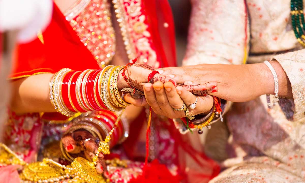 বিবাহের দৃশ্য। ছবি- সংগৃহীত