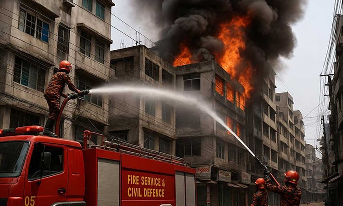 আগুন নেভানোর ফাইল ছবি।