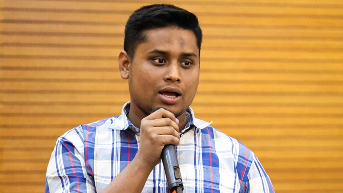 জাতীয় নাগরিক পার্টির (দক্ষিণাঞ্চল) মুখ্য সংগঠক হাসনাত আব্দুল্লাহ। ছবি- সংগৃহীত