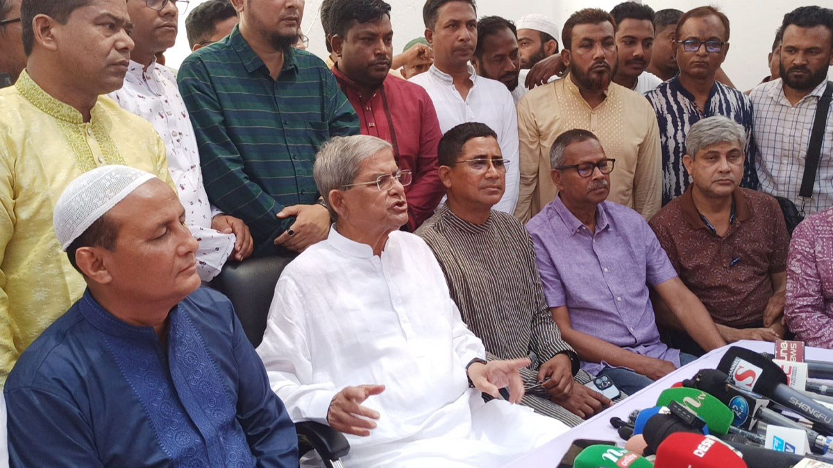 আমরা কখনোই বলিনি আগে নির্বাচন পরে সংস্কার: মির্জা ফখরুল