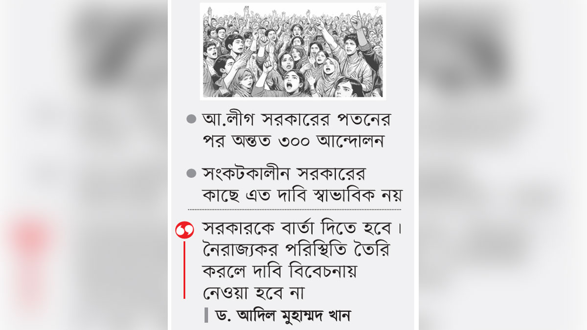 এত দাবির শেষ কোথায়?
