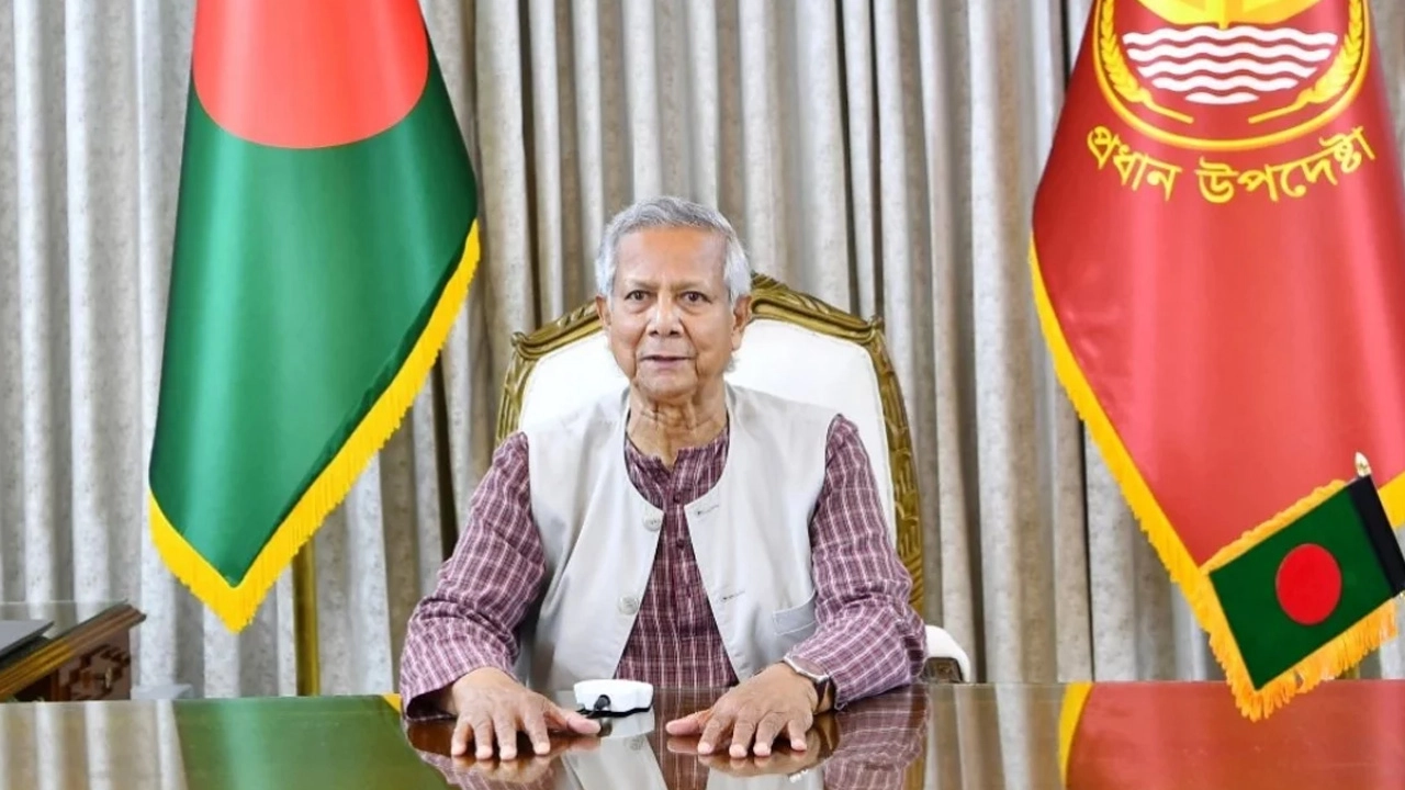 অন্তর্বর্তীকালীন সরকারের প্রধান উপদেষ্টা ড. মুহাম্মদ ইউনূস। ছবি- সংগৃহীত