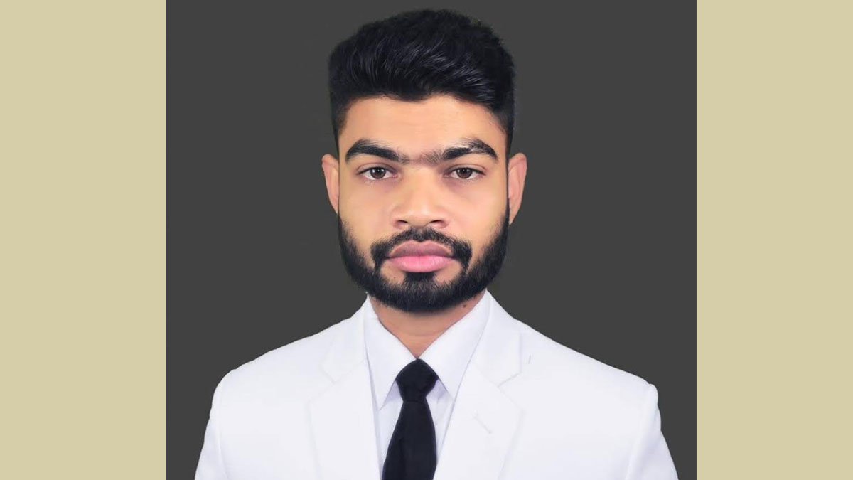 ছাত্রদল নেতা সবুজ আকন। ছবি- সংগৃহীত