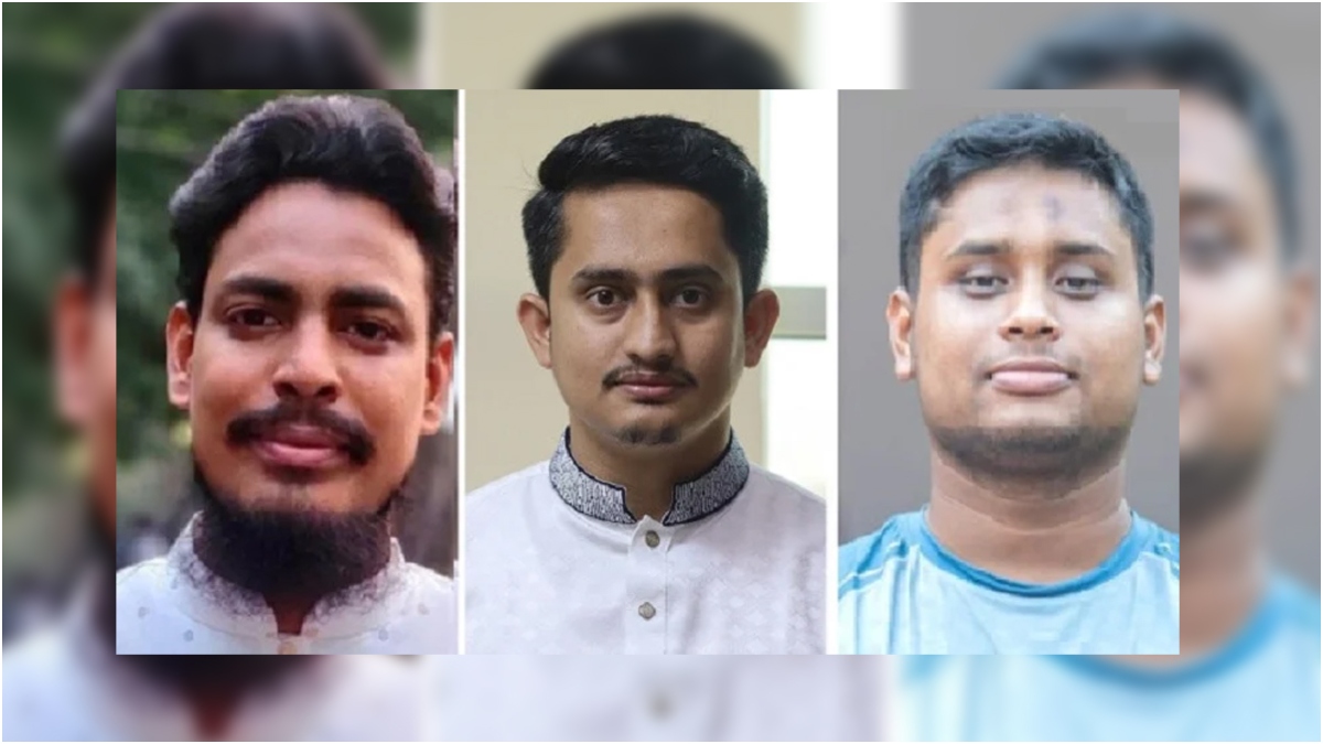 এনসিপি নেতা আখতার হোসেন, সারজিস আলম ও হাসনাত আবদুল্লাহ। ছবি-সংগৃহীত