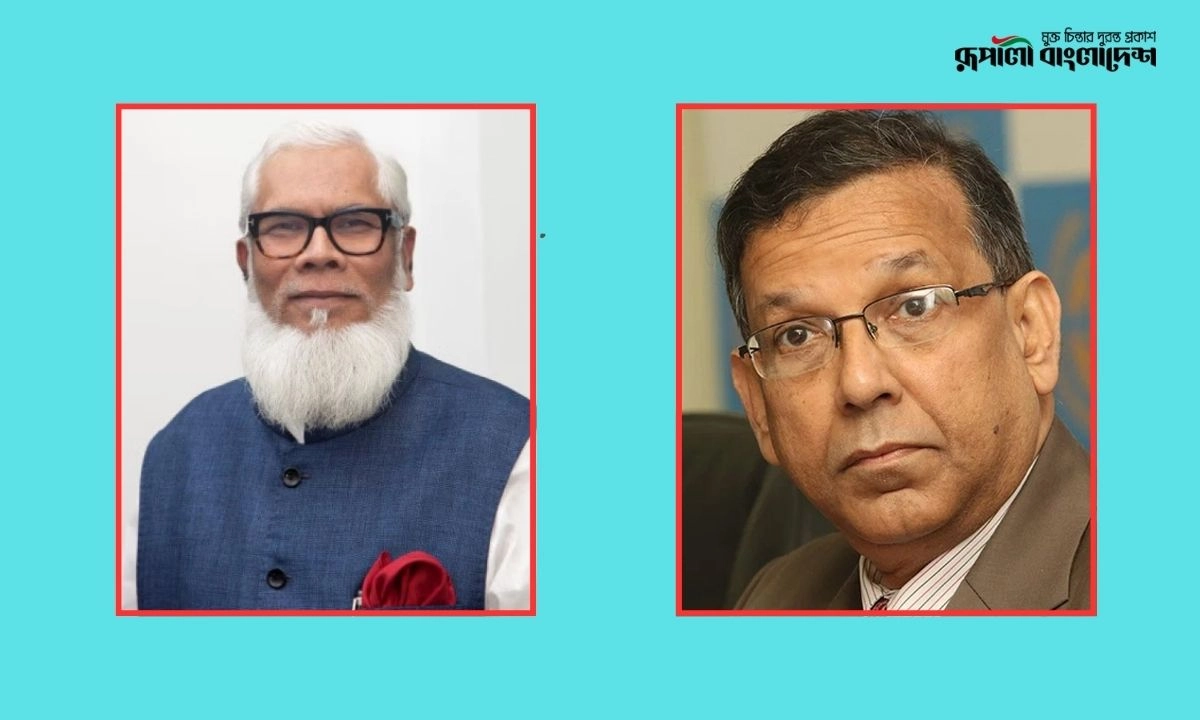 আনিসুল হক ও সালমান এফ রহমান। ছবি-  রূপালী বাংলাদেশ গ্রাফিক্স