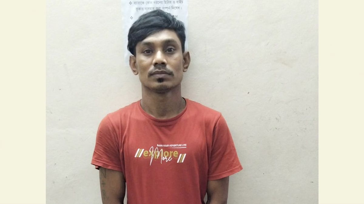 আনোয়ার হোসেন হত্যা মামলার আসামি মো. নূর আলম শেখ। ছবি- সংগৃহীত