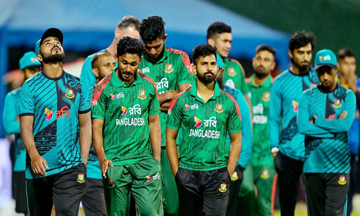 বাংলাদেশ জাতীয় ক্রিকেট  দল।  ছবি- সংগৃহীত