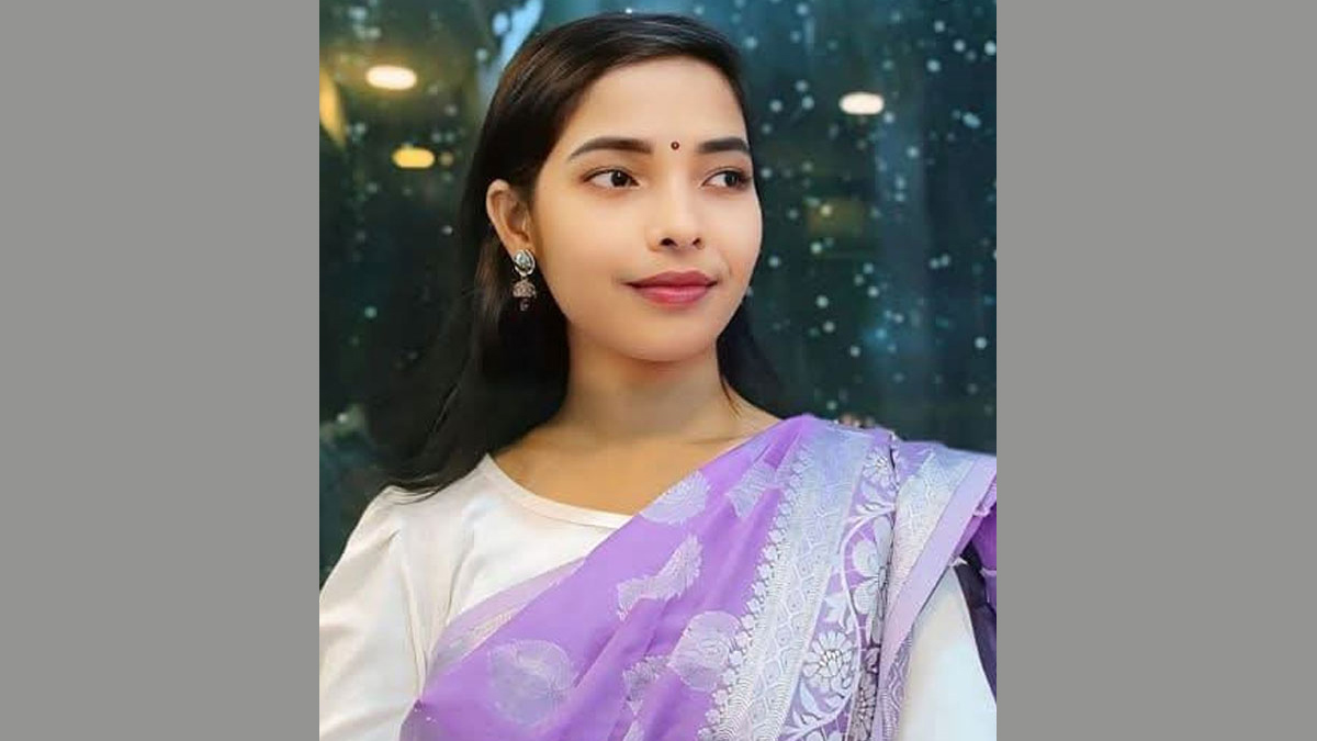 ভোলা সরকারি কলেজের শিক্ষার্থী ও ছাত্রদল কর্মী সুকর্ণা আক্তার ইপ্সিতা। ছবি- সংগৃহীত