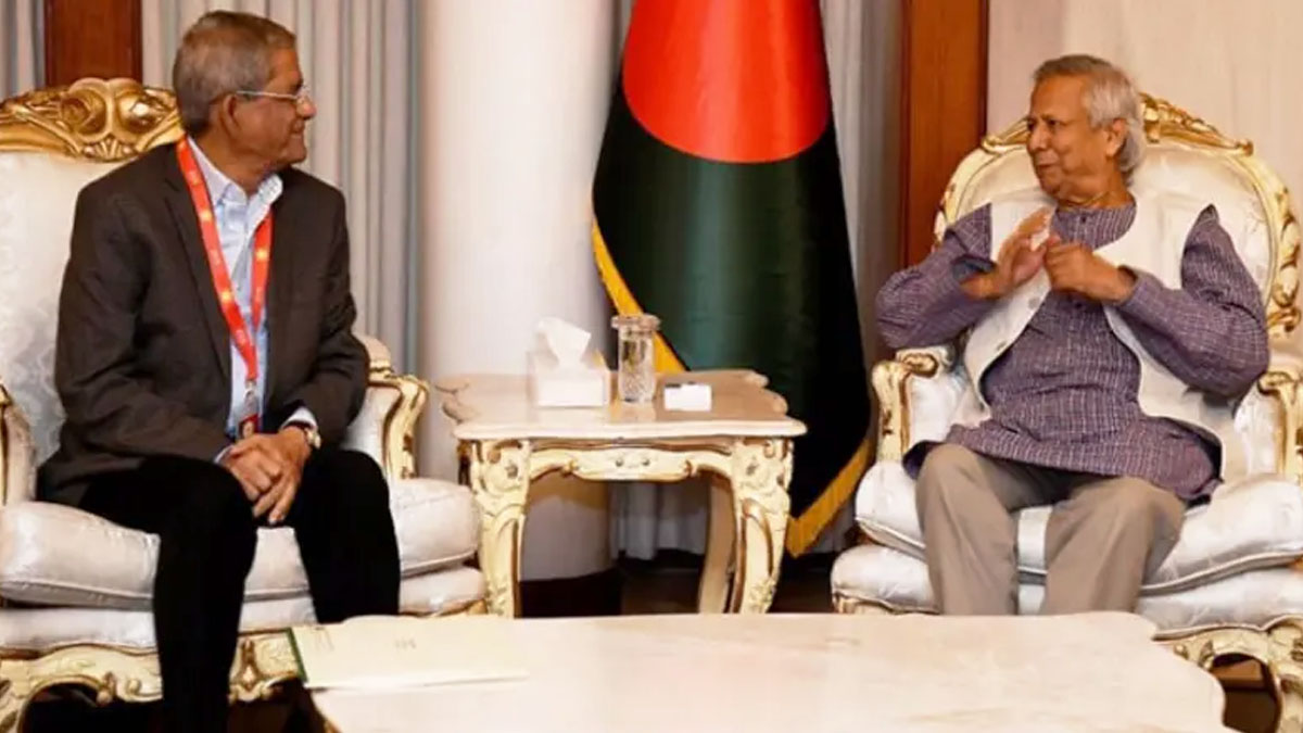 প্রধান উপদেষ্টার সঙ্গে বৈঠকে বিএনপি নেতারা