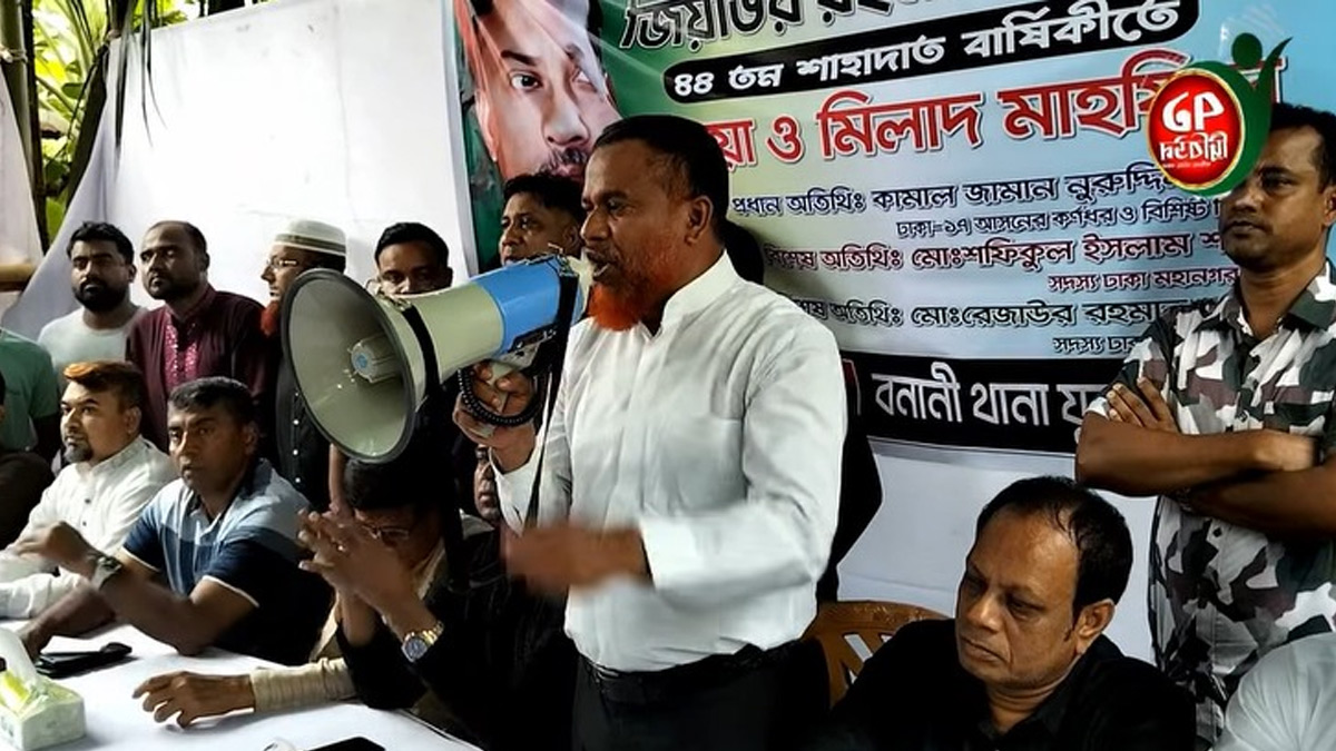 ঢাকা মহানগর উত্তর বিএনপির সদস্য সচিব মোস্তফা জামান। ছবি-সংগৃহীত