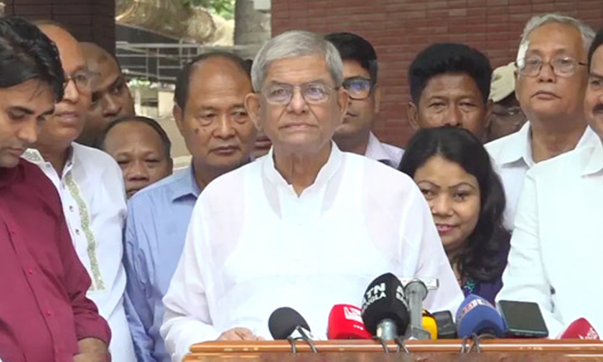 বিএনপি মহাসচিব মির্জা ফখরুল ইসলাম আলমগীর। ছবি- সংগৃহীত